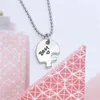 Pendant Necklaces 3PCs/Set FOREVER FRIENDS Puzzle Heart-shaped Combination Chain Necklace For Women Jewelry Girlfriends Gifts