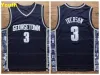 Skicka från oss Michael MJ #23 Basketballtröja Män ungdomar Kids Lower Merion 33 Bryant Iverson #3 Georgetown Hoyas College Jerseys All Stitch