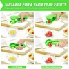 Utensili per frutta e verdura Uva Pomodoro Ciliegia Fragola Taglierina Verde multifunzionale e senza lama Forniture creative per bambini 231023