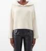 KHA*ITE Pull ample et paresseux, design minimaliste, châle épais et chaud, bas tricoté