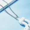 Óculos correntes de aço magnético silicone link corrente para fone de ouvido bluetooth antiderrapante antilost pendurado cinta cordão colar 231020