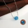 Pendentif Colliers Creative Lumineux Perles Collier Pour Femmes Couple Glowing Nuit Boule Ronde Clavicule Chaîne Tour De Cou Personnalité Bijoux