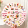 Accessoires pour cheveux 14pcs Cartoon Baby Clip Set Fleur Fruit Fille Barrettes Bangs Épingles à cheveux Enfants 231021