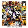 50 szt. Halloweenowe doodles Kreatywny hełm ozdobiono PVC osobowość Wodoodporna DIY Pencil Stickers