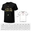 Polos mężczyzn Call of Cthulhu - Logo (Gold With Elder Sign Chaosium Inc. Logo) T -shirt Cute Tops Mens Workout Koszulki