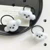 Hair Accessories Sweet Girl Plush Dog Scrunchies Thick Updo Oversized Scrunchy ElasticDonuts Rope Women Ponytail Holder