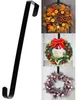 Kerstversiering Kranshanger voor voordeur - Halloween Kerst Pasen Decoratie Metaal boven de deur Enkele haak Ornament Krans Deurhanger 231023