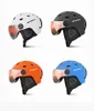 Cycling Helmets Winter Warm Skiing Helmet with Breathable Hole Men Women Universal Ski for Snowboard Snowmobile Skateboard Snow Equipment 231023