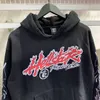 Vintage Sweatshirts Hoodies Heren Oversized Amerikaanse maat Fleecejack Heren Gewassen Hoodie 1 Kwaliteit Tops Echte foto's