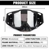 Óculos de proteção ao ar livre motocicleta esportes à prova de vento à prova de poeira olho esqui snowboard óculos motocross motim controle 1 231023