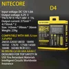 100% Originele echte NITECORE D4 18650 26650 4-slot slimme lader nikkel waterstof/lithium-ion acculader DHL levering