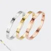 Bracelet de créateur Bijoux de luxe à vis pour femmes Bracelet en acier titane plaqué or Ne se décolore jamais Bracelet en or non allergique;Magasin/21417581