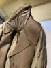 Trench coats femininos milan runway lã 2023 novo outono inverno lapela pescoço manga longa marca mesmo estilo designer topos 1023-2