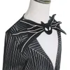 Cosplay crianças traje meninos o pesadelo antes do natal jack skellington criança bodysuit terno roupas de halloween