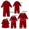 Pajamas Sibling Matching Kids Boys Girls Pjs Baby Red Tartan Clothes Set Children Sleepwear Pajamas Christmas Pyjamas 231023