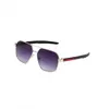 55J Hommes Designer Lunettes de soleil Goggle Femmes Lunettes de soleil Lunettes en métal Noir Verres foncés Lunettes de soleil Lunettes rétro Hommes Mode UV400 Lunettes