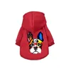 Abbigliamento per cani Abbigliamento stile autunnale e invernale Felpa con cappuccio alla moda calda Cappotto sportivo di piccola taglia per animali domestici