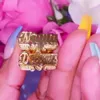 Anneaux de mariage personnalisé double couche plaque signalétique anneau Hip Hop femmes deux couleurs nom anneau rétro bijoux pour cadeau goutte 231023