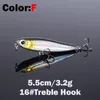 Appâts Leurres 1 pièces 55 cm 32g crayon flottant leurre de pêche haut chiens d'eau dur Wobbler appâts artificiels attirail Pesca 231023