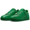 1 voor één hardloopschoenen heren dames Pine Green Laser Orange University Team Red heren trainers buitensporten sneakers casual wandelen lopers wit zwart krachten 1 one