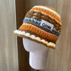 Cappellini Beanie/Skull Nuovi cappelli di lana lavorati a maglia scavati all'uncinetto per le tendenze della moda femminile primaverile e autunnale Cappelli da pescatore 231023