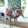 Dekorativa blommor 27 huvuden Artificial Camellia Peony Rose Bouquet Brud Flower for Wedding Party Home Decoration