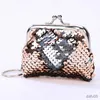 Handbags Women Mini Coin Purse Metal Fashion Ladies Girls Gifts Sequin Key Chain Small Coin Money Wallet Pocket Bags Pouch Handbags