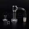 Beracky Full Weld Beveled Edge XL Terp Slurper Smoking Quartz Banger With Diamond Marble set 20mmOD Seamless Welded Slurpers Nails For Water Bongs Dab Rigs