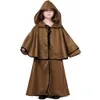 Halloween kostym kvinnor designer cosplay kostym halloween kostym medeltida lotus blad cape halloween fest cos barn robe cape