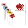 Garden Decorations 5Pcs/Set Flower Stakes Iron Wire Plant Picks Colorfast Modern Beautiful Metal Sticks For Courtyard