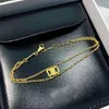 Luxury Designer Necklace Choker Chain 18K Gold Plated Brass Copper Crystal Letters Pendant Necklaces For Women Fashion Wedding