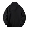 Herrjackor unisex lamm ull neddy kappa män kvinnor kashmir fleece jacka tonåring par varma kläder pojke flickor varsity techwear vår 231021