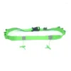 Waist Support Race Number Belt With Gel Loop Reflective Stripe For Cycling