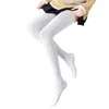 Kadın SOCKS 1 Çift 80cm Japon tarzı Uzun Düz Renk Yüksek Elastikiyet Silikon Uyluk Çorapları Sonbahar Kış Diz Üzerinde