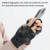 スポーツグローブ1ペアの充電USB電気暖房手袋防水と風プルーフ秋半指の手袋231023
