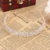 Hair Clips Women Fashion Bridal Full Crystal Leaf Rhinestone Jewelry Headband Girl's Tiara Accessories