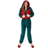 Cosplay Noel Kostümleri Kadın Tasarımcı Cosplay Costume Renk Giyim Yetişkin Kadın Cosplay Yeşil Noel Ağacı Şeklinde Boş Zaman Günlük Bodysuit
