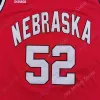 Camisas de basquete personalizadas NCAA Nebraska Cornhuskers College Basketball Jersey Quaran Mcpherson Oleg Kojenets Keisei Tominaga T