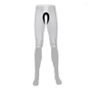 Men's Thermal Underwear Summer Tight Cycling Shorts 5-point Sports Pants Medium Waist Hollow Air Running Under Wear