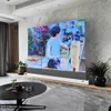 Best selling 16:9 ALR Motorized Floor Rising Projector Screen Obsidian Ambieiont Light Rejecting for short/long throw projection