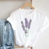 Women's T Shirts 2023 Printing Floral Flower Cotton Cartoon Female Graphic T-shirt Ladies Streetwear Style Fashion Clothes Print Tee