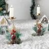 Portacandele Natale Candeliere in ferro battuto dorato Fiocco di neve Alce Ciondoli Decorazioni natalizie Buon arredamento 2024 Felice anno 231023