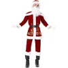 Cosplay Costume de Natal feminino Designer Cosplay Costume Recomendação de cores Halloween Papai Noel Roupas adultos de roupas de Natal para homens de Natal Roupos de mesa de dança