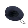 ベレー帽Fouxバケットメンズフォーシーズン純粋な色調整可能な屋外釣りハイキングバイザーシェードフェイスUV保護防止風力