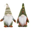 Neue gesichtslose Puppe, Elfenpuppe, grüner Stil, Dekoration, nordische Rudolf-Ornamente