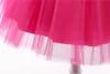 Robes de fille Filles Rose Rouge Fête Princesse Robe Enfants Paillettes Brillant Bithday Cérémonie Vêtements Enfants Tulle Robe De Bal Pour Mariage Taille 3-8T 231023