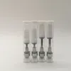 0.5ml 0.8ml 1.0mlセラミックカートリッジPVCチューブパッケージ510スレッドアトマイザー空の2.0mm厚さオイルホールカートホワイトブラックカスタマイズを許可する