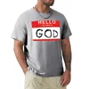 Polo da uomo Hello My Name Is GOD (Die Antwoord - Ugly Boy) T-shirt da ragazzo T-shirt bianche da uomo corte