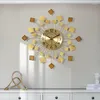 Wandklokken Licht Luxe Luxe Woonkamer Creatieve Persoonlijkheid Eenvoudig Modern Meubilair Stille Elektronische Quartz Klok