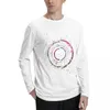 Men's Polos Genomics Science Art DNA Print Watercolor Long Sleeve T-Shirts Custom T Shirt Men Shirts